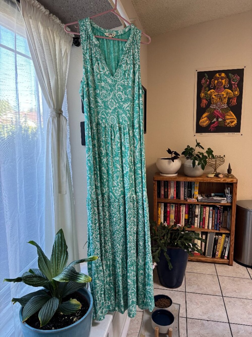 Fat Face Green Maxi Dress